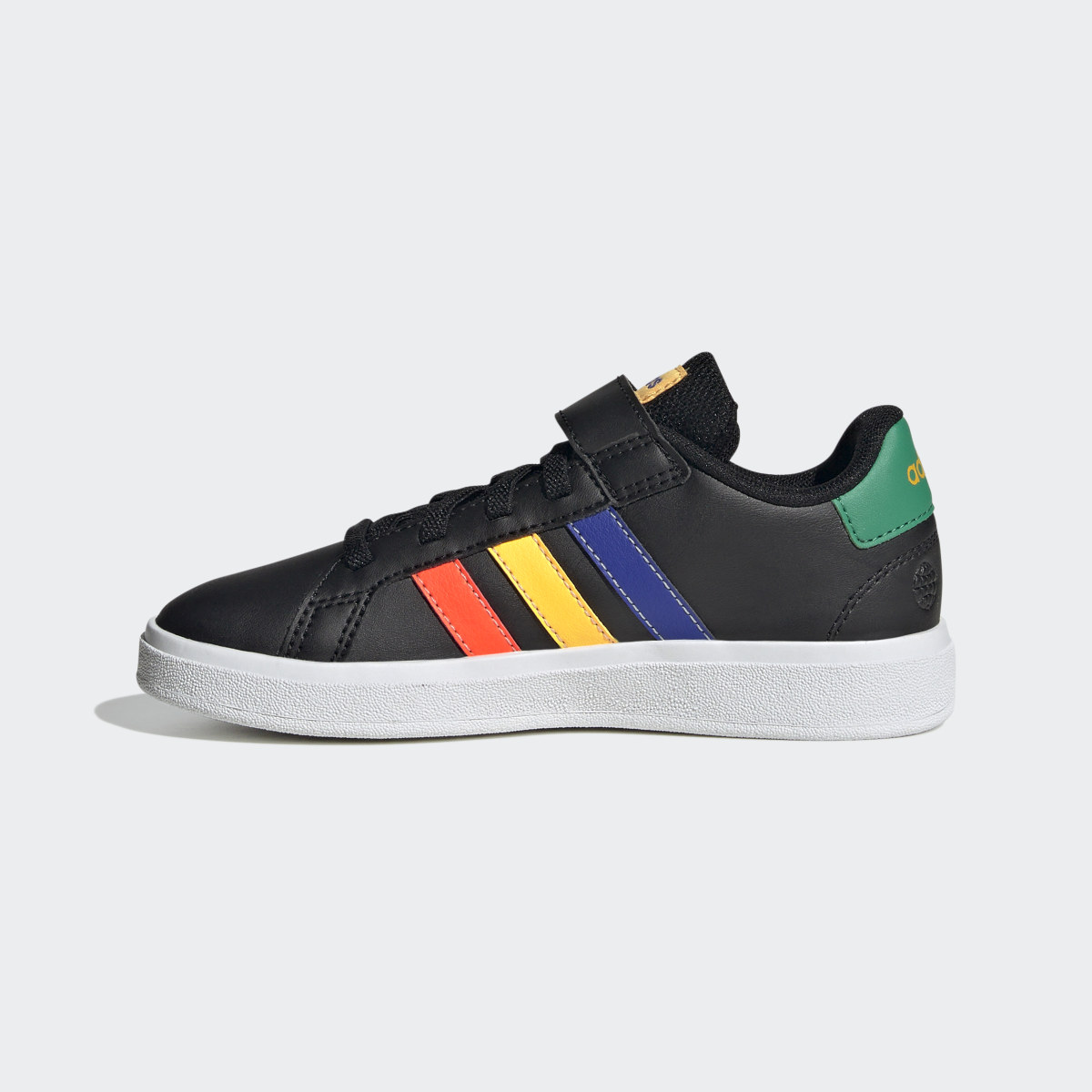 Adidas Grand Court Court Elastic Lace and Top Strap Shoes. 7