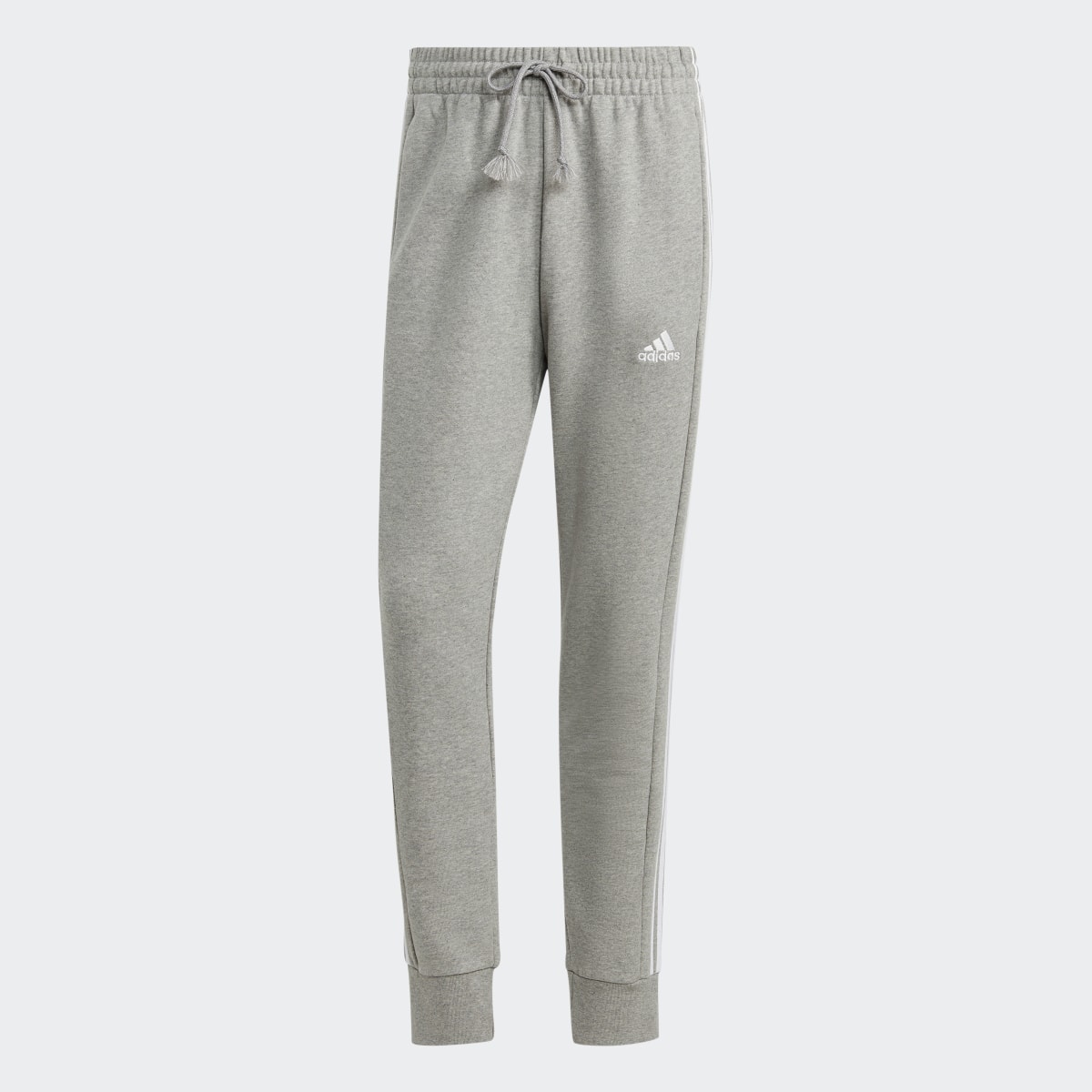 Adidas Essentials French Terry Tapered Cuff 3-Streifen Hose. 4