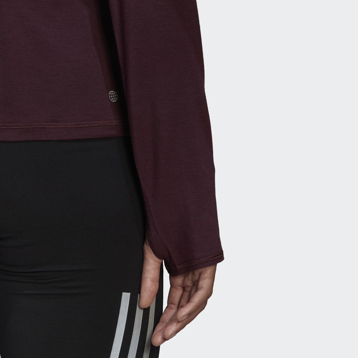 Adidas Run Icons Made with Nature Running Long-Sleeve Top. 6