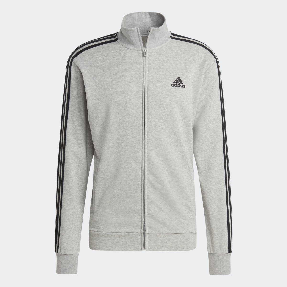 Adidas Basic 3-Streifen French Terry Trainingsanzug. 6