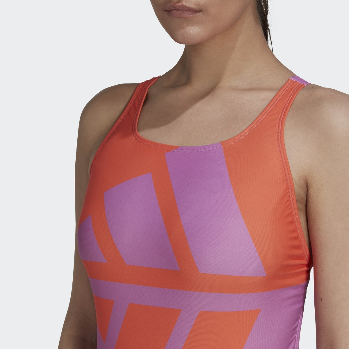 Adidas Logo Graphic Swimsuit. 6