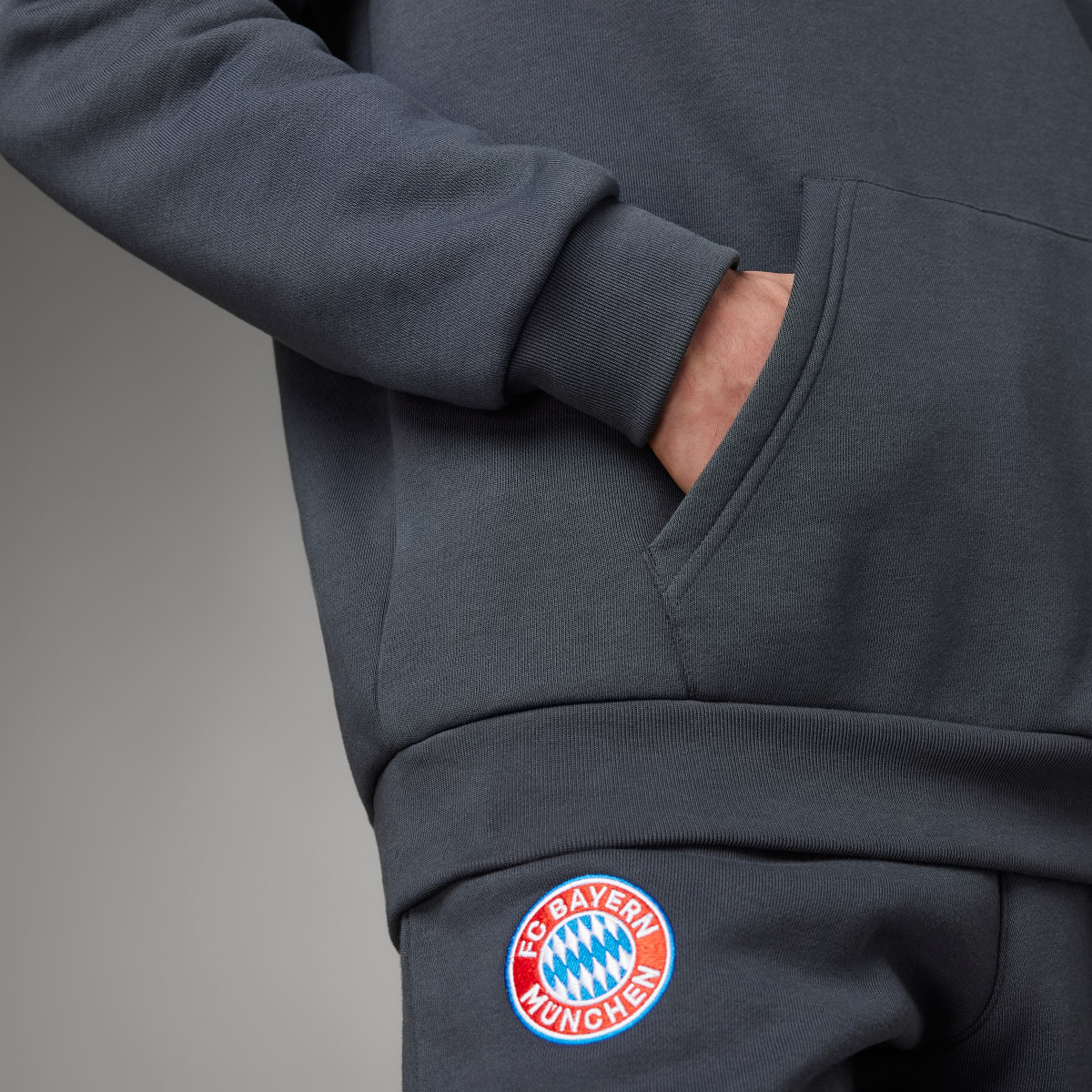 Adidas FC Bayern Essentials Trefoil Hoodie. 8