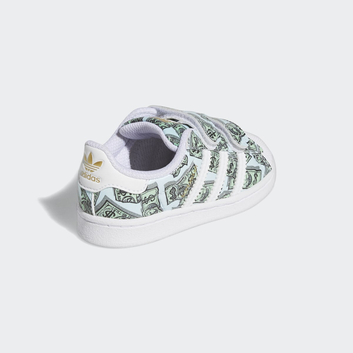 Adidas Chaussure imprimé money Jeremy Scott Superstar. 6