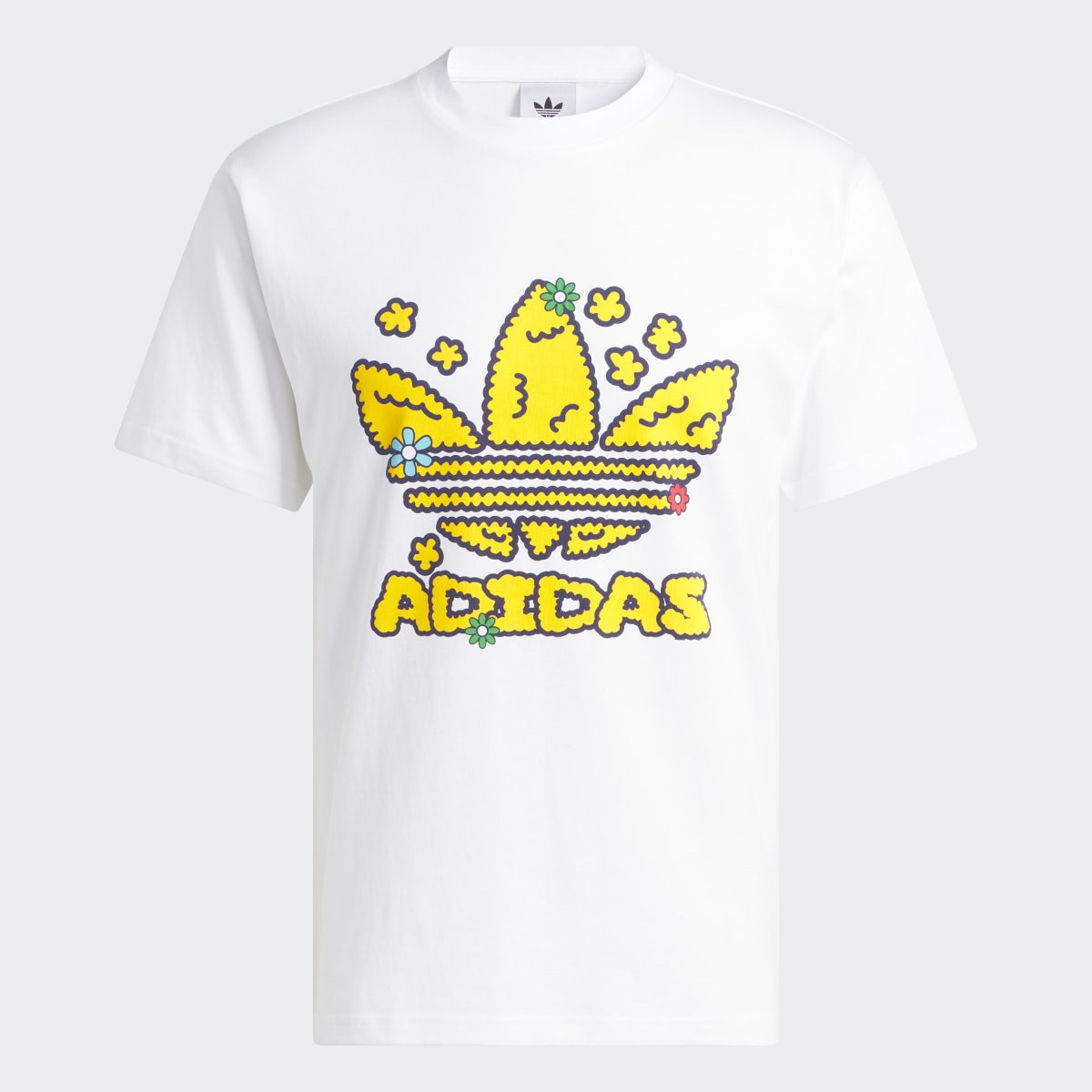 Adidas Collegiate Stacked Trefoil Tee. 5