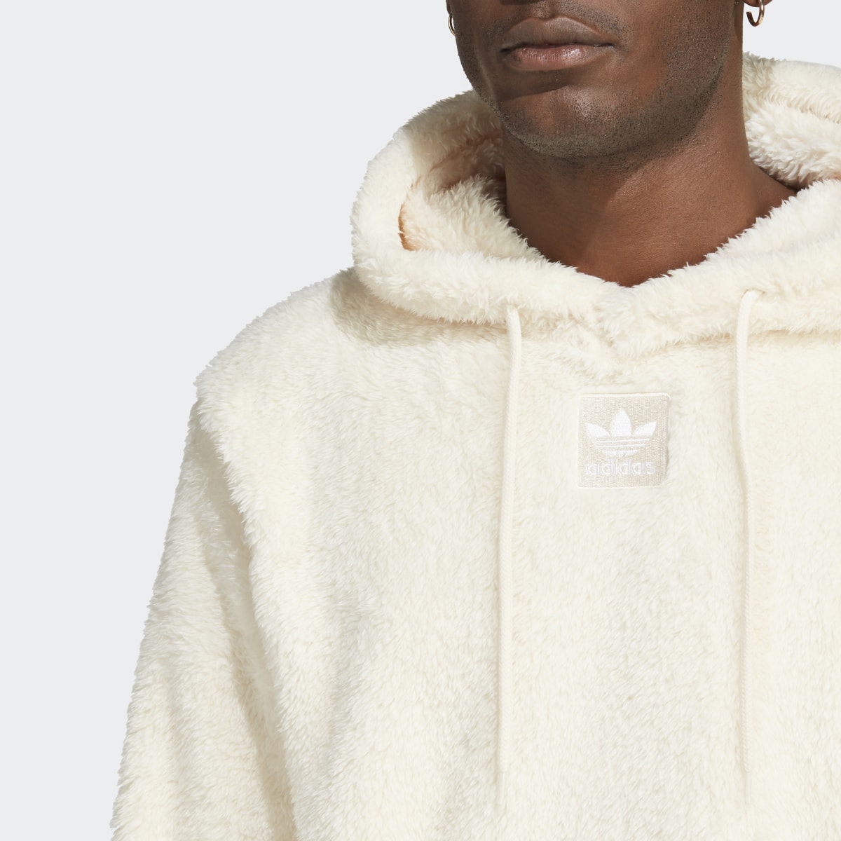 Adidas Essentials+ Fluffy Fleece Hoodie. 8