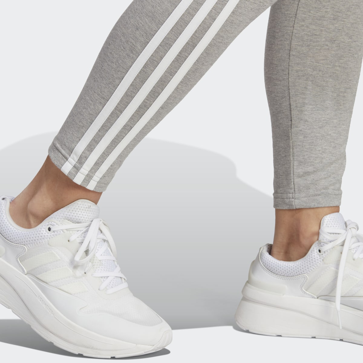 Adidas Essentials 3-Stripes High-Waisted Single Jersey Leggings. 6