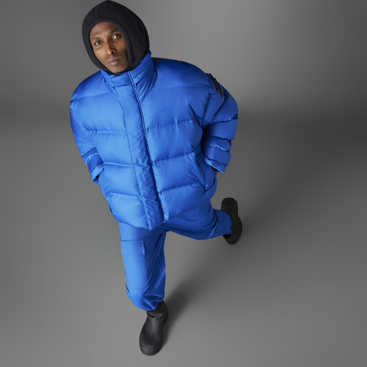 Adidas Blue Version Oversized Down Puffer Jacket. 11