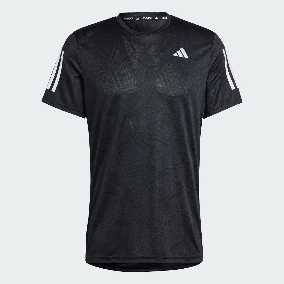 Adidas Playera Own the Run Carbon Measured. 5