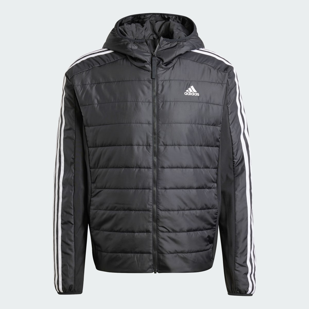 Adidas Chaqueta con capucha Essentials Insulated Hybrid 3 bandas. 5