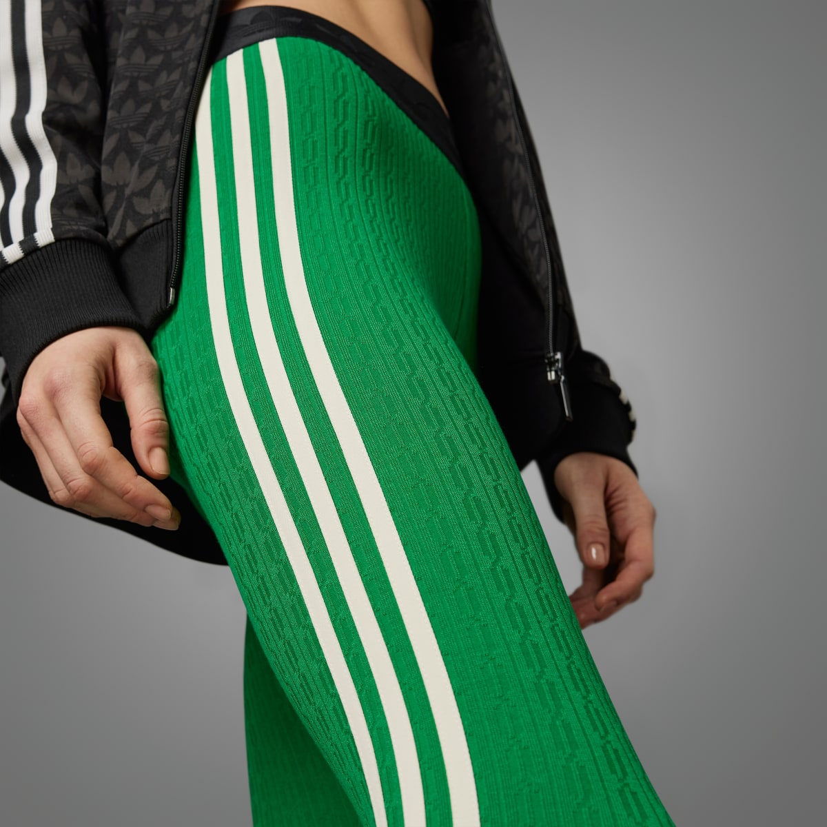adidas Adicolor 3-Stripes Leggings - Green