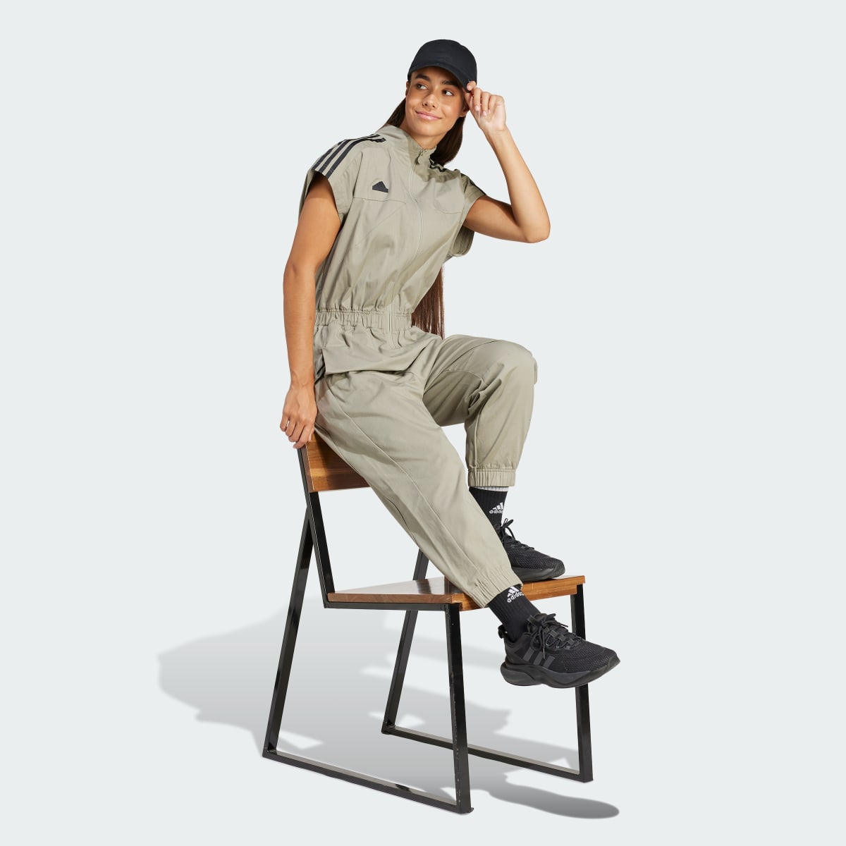 Adidas Tiro Woven Loose Jumpsuit. 4