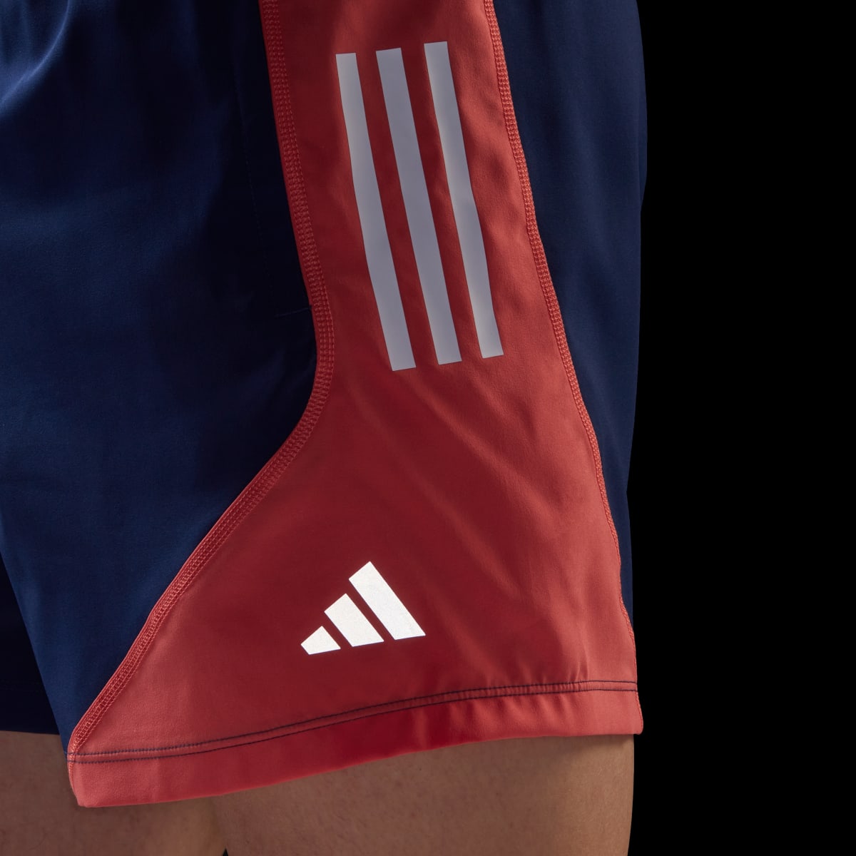 Adidas Own The Run Colorblock Shorts. 9