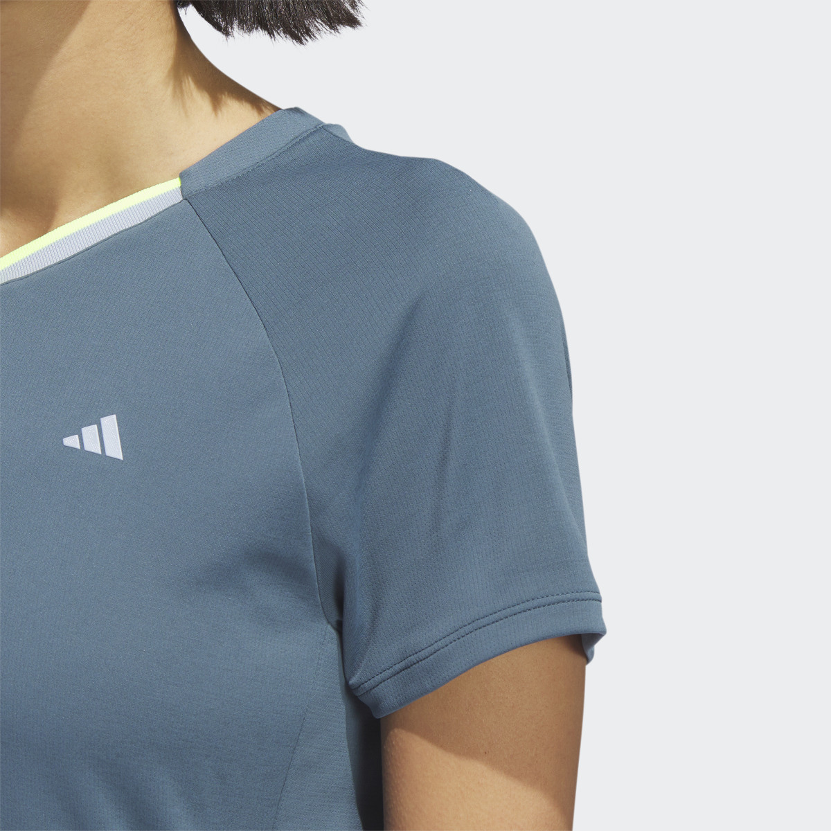 Adidas Ultimate365 Tour HEAT.RDY V-Neck Golf Top. 7