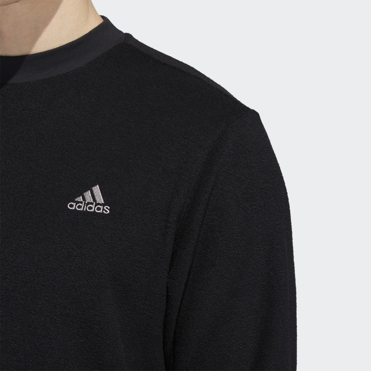 Adidas Core Crew Golf Sweatshirt. 6