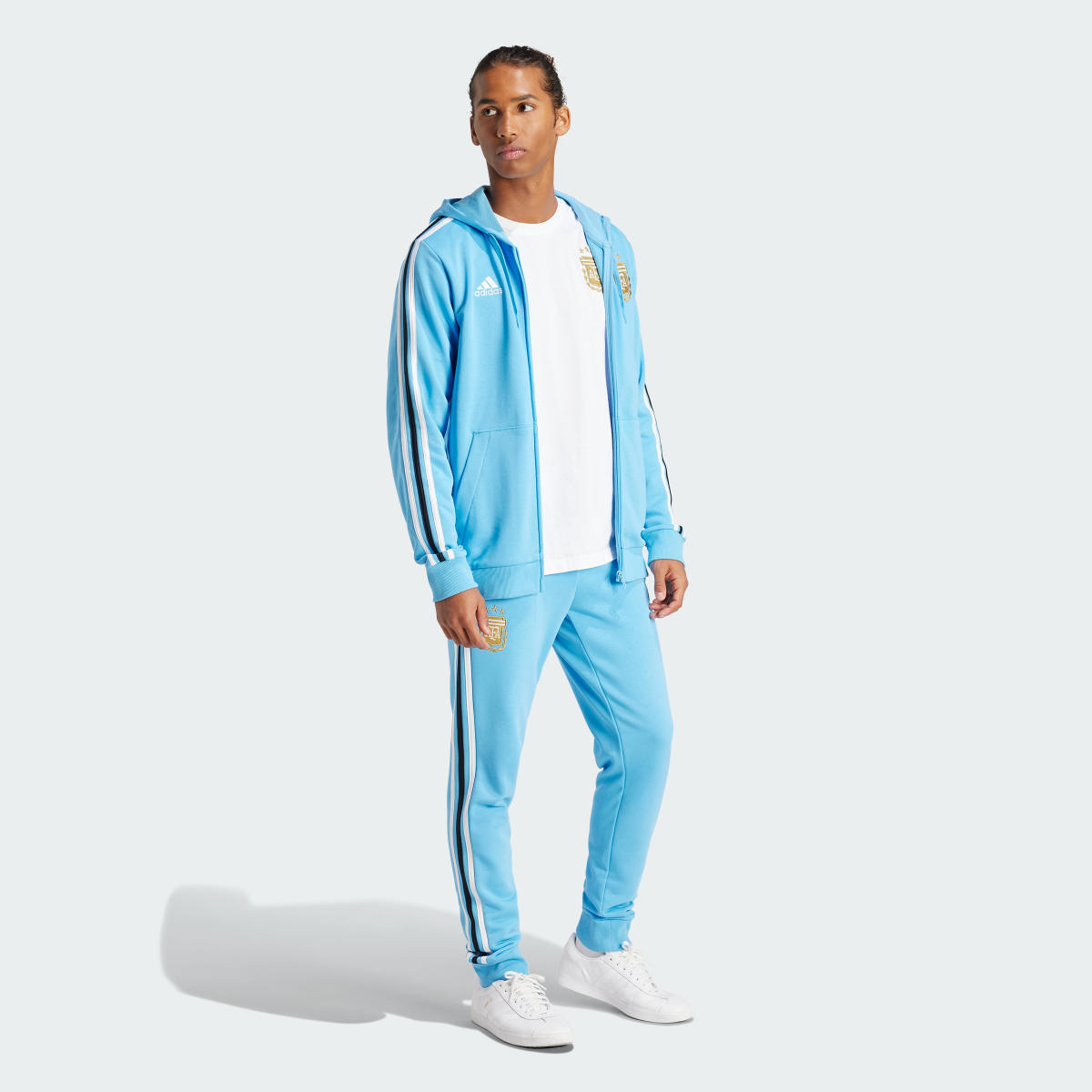 Adidas Argentina DNA Full-Zip Hoodie. 4