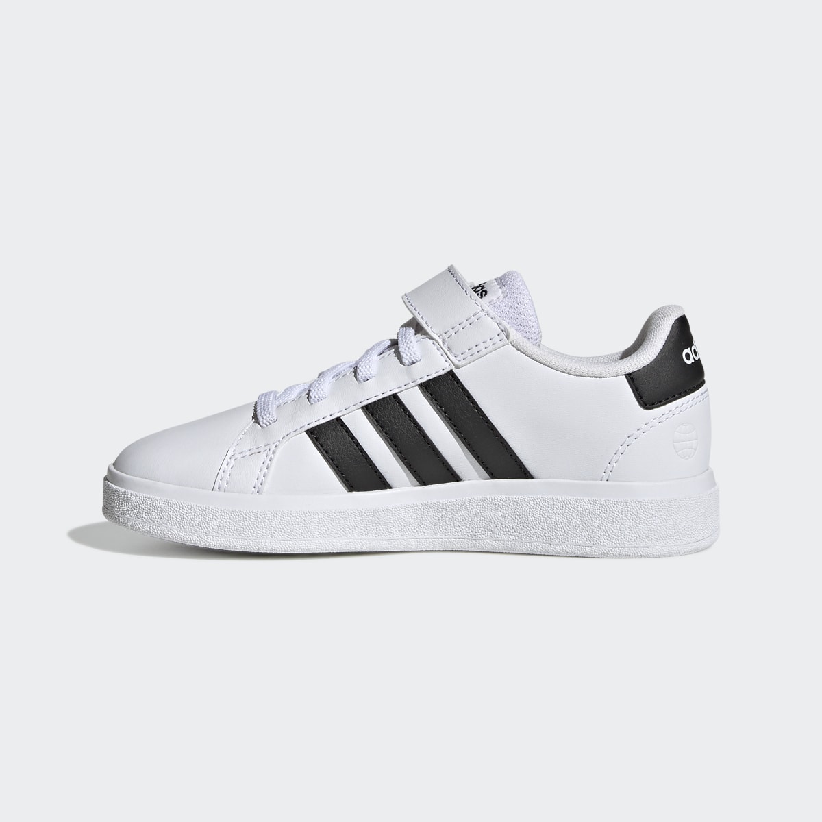 Adidas Grand Court Elastic Lace and Top Strap Ayakkabı. 7