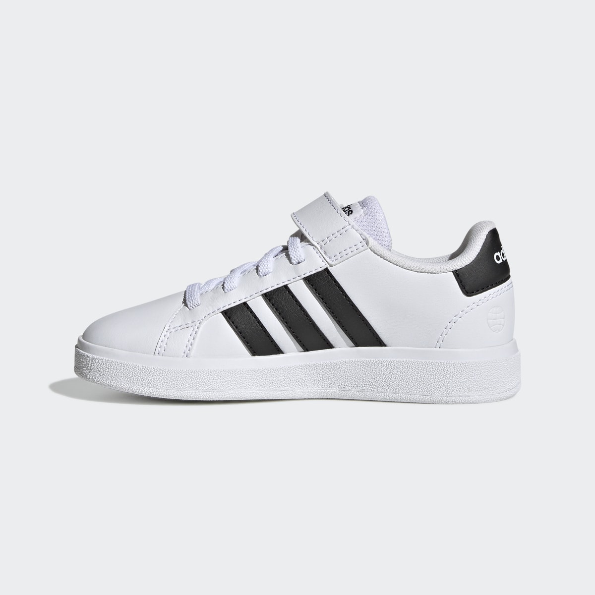 Adidas Grand Court Elastic Lace and Top Strap Shoes. 7