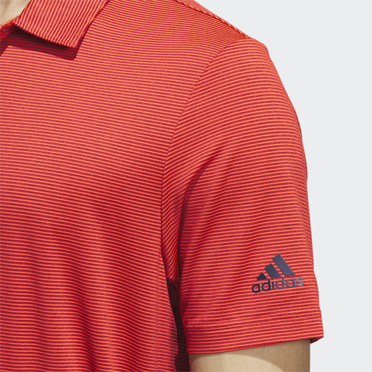 Adidas Ottoman Stripe Polo Shirt. 6