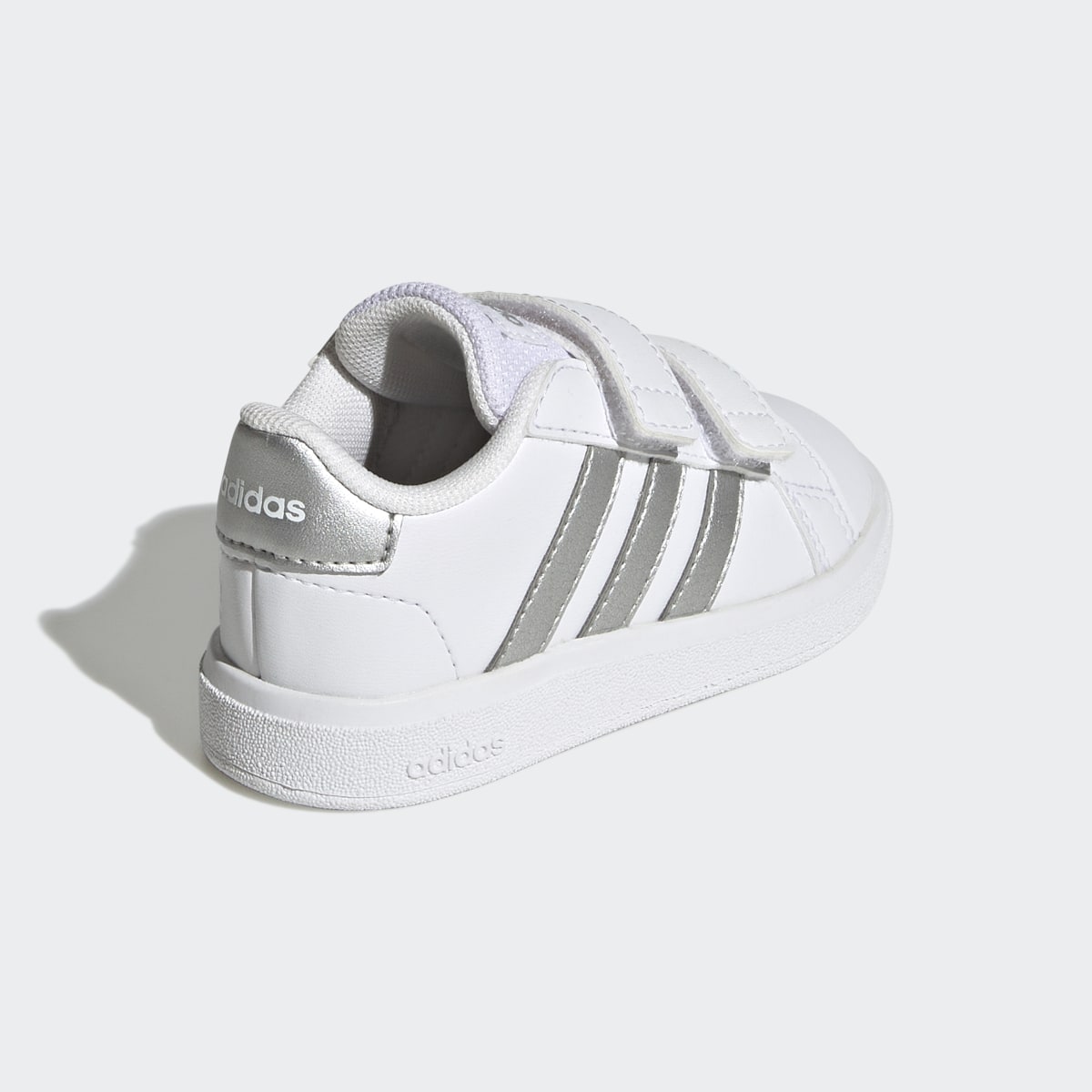 Adidas Grand Court Lifestyle Hook and Loop Shoes. 6