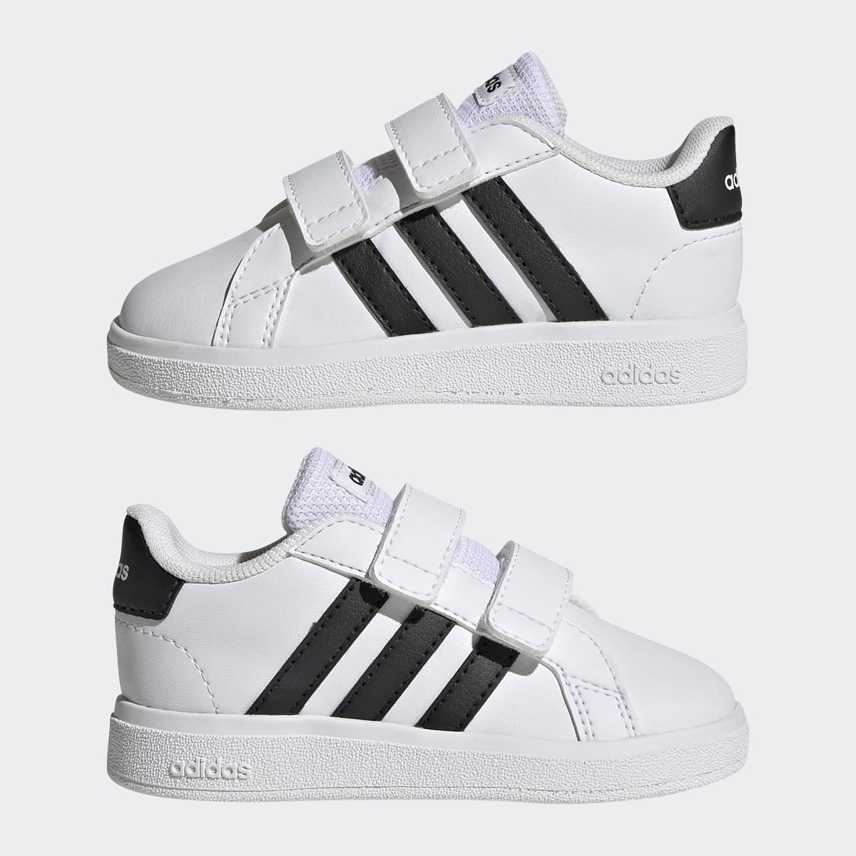 Adidas Grand Court Lifestyle Hook and Loop Schuh. 8