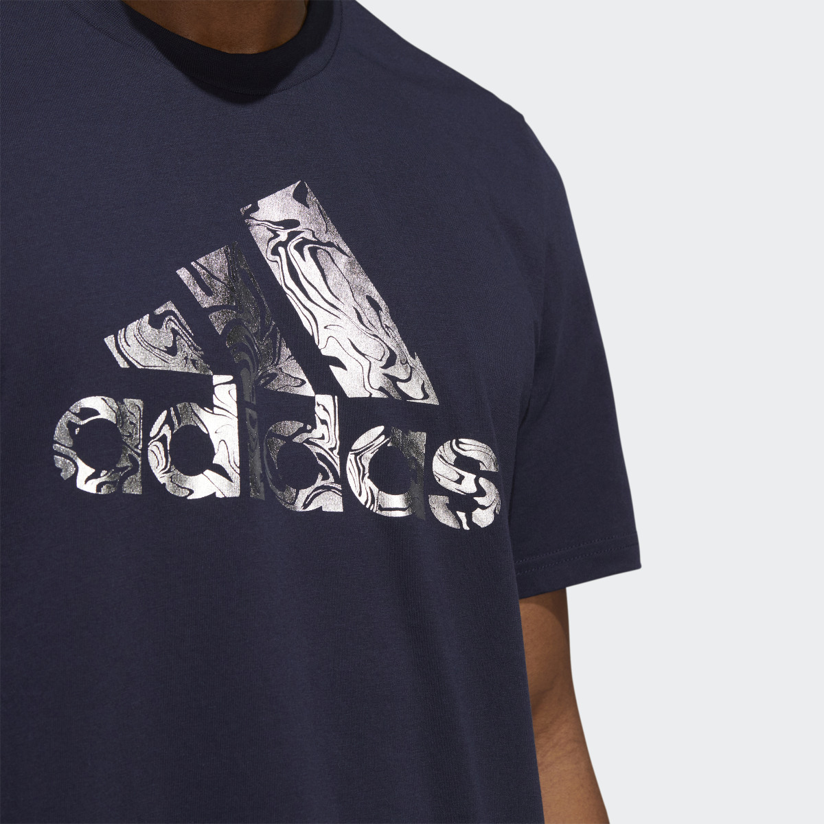 Adidas Liquid Foil Badge of Sport Graphic Tee. 6