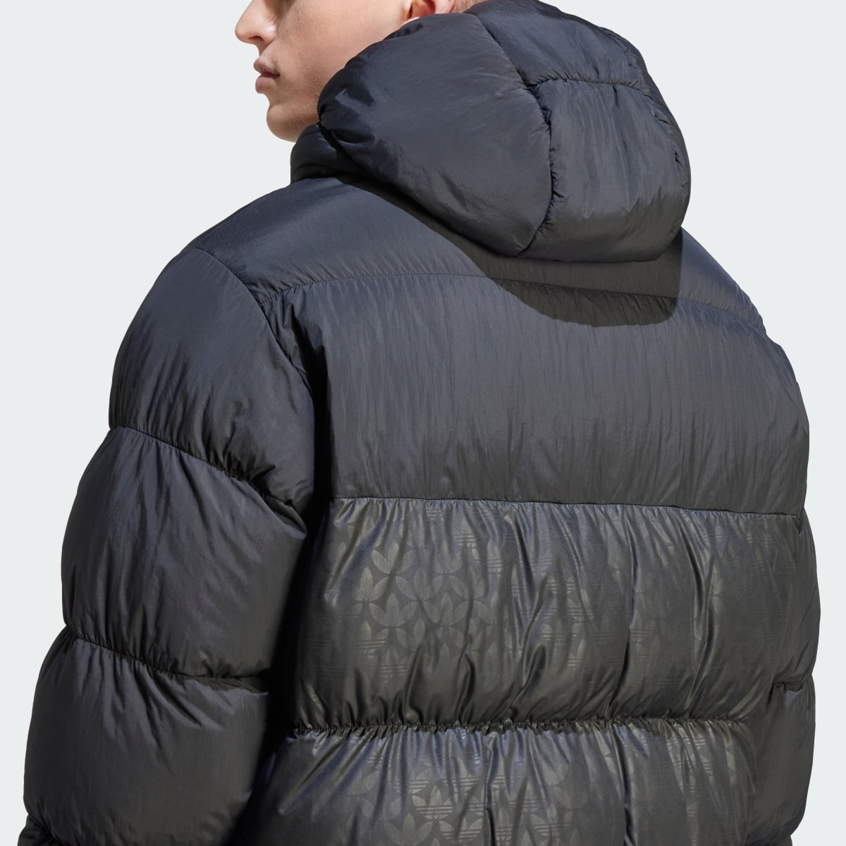 Adidas Down Regen Monogram Hooded Puffer Jacket. 6