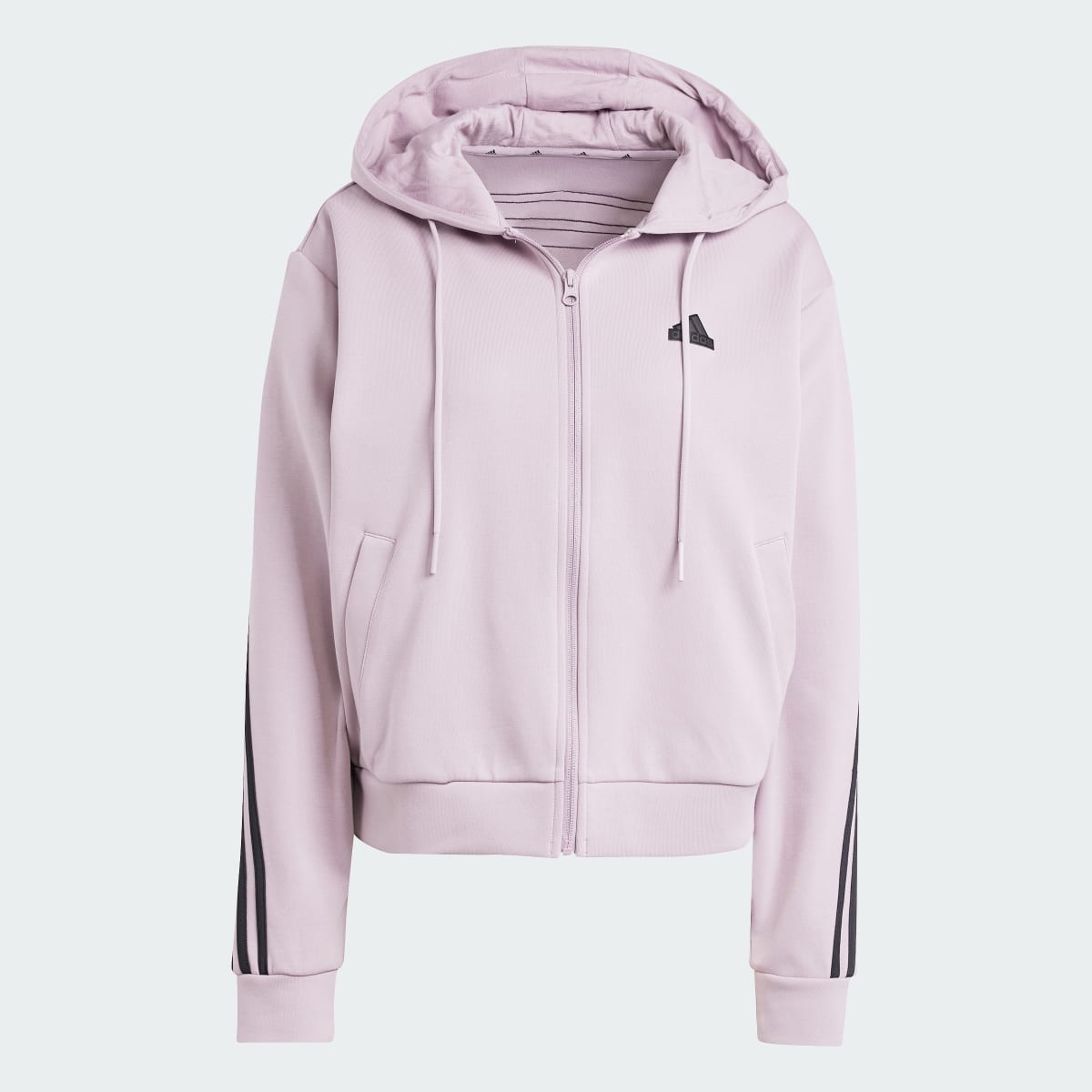 Adidas Future Icons 3-Stripes Full Zip Hoodie. 5