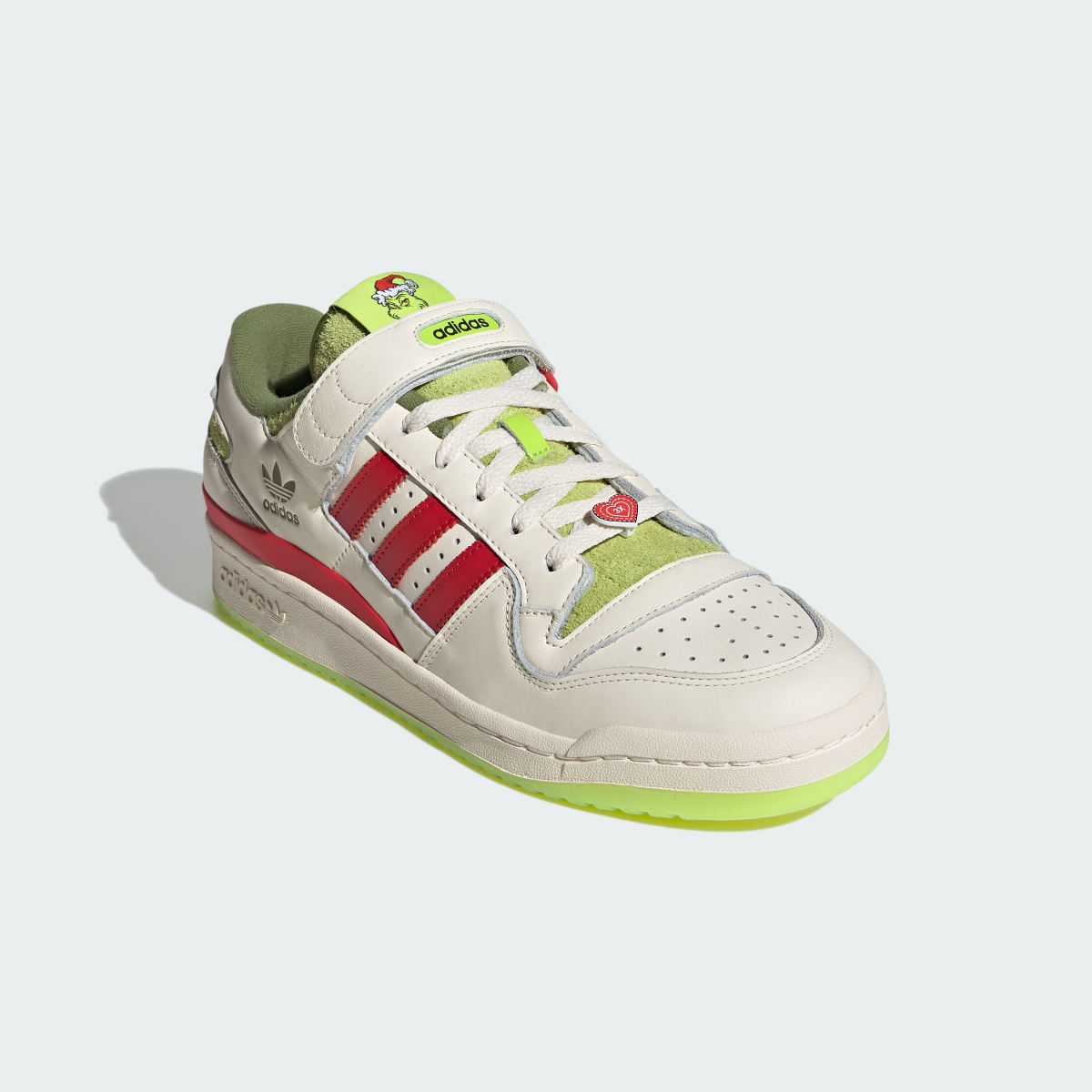 Adidas The Grinch Forum Low Shoes Kids. 7