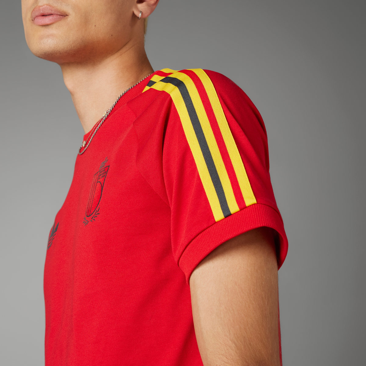 Adidas Belgium Adicolor 3-Stripes T-Shirt. 6