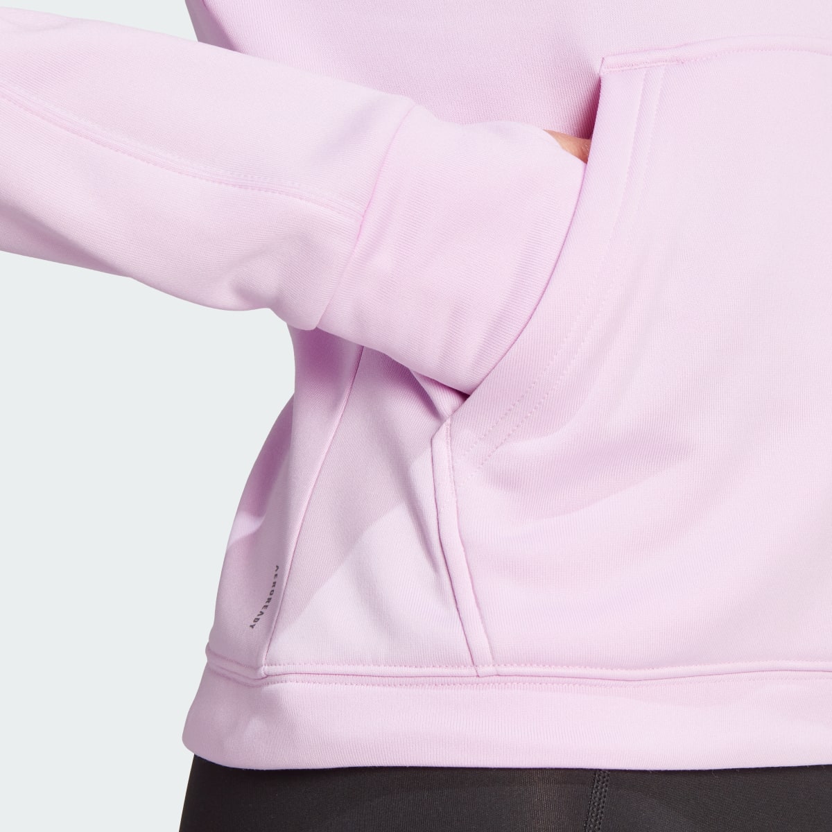 Adidas Aeroready Game & Go Quarter-Zip Fleece Top. 7