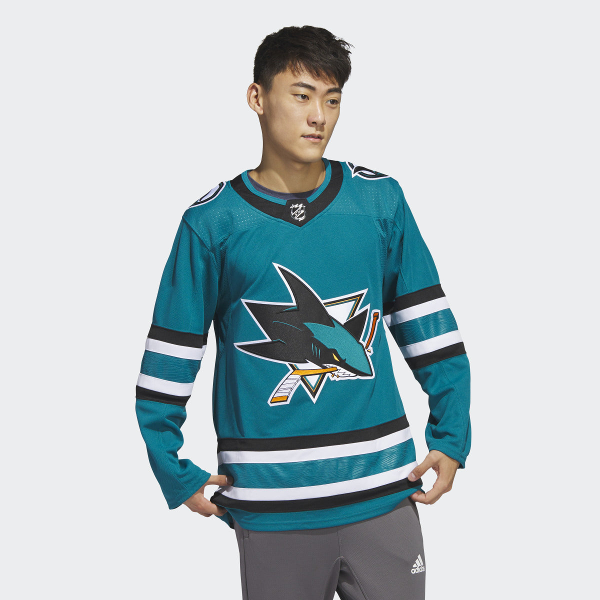 Adidas Sharks Home Authentic Jersey. 4