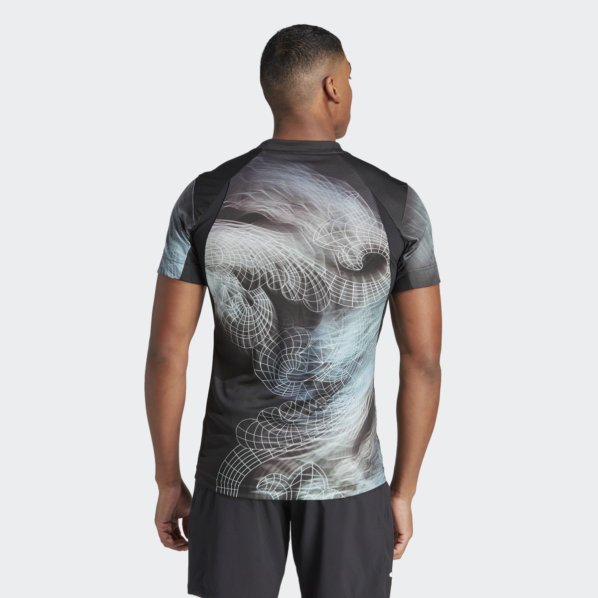 Adidas T-shirt da tennis Printed AEROREADY FreeLift Pro. 4