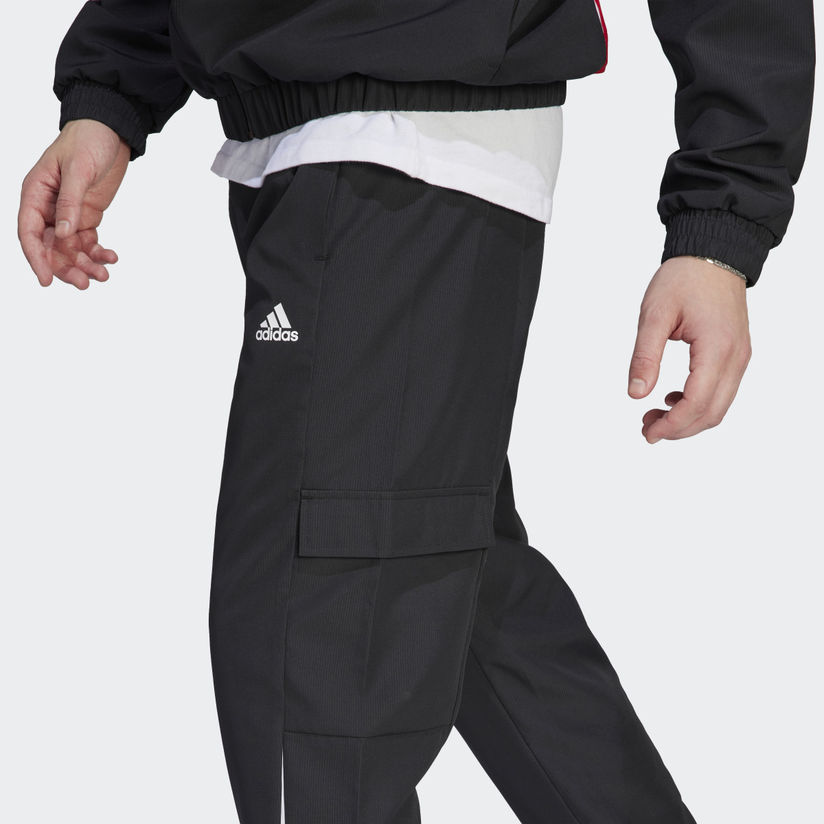 Adidas Sportswear Woven Non-Hooded Track Suit. 8