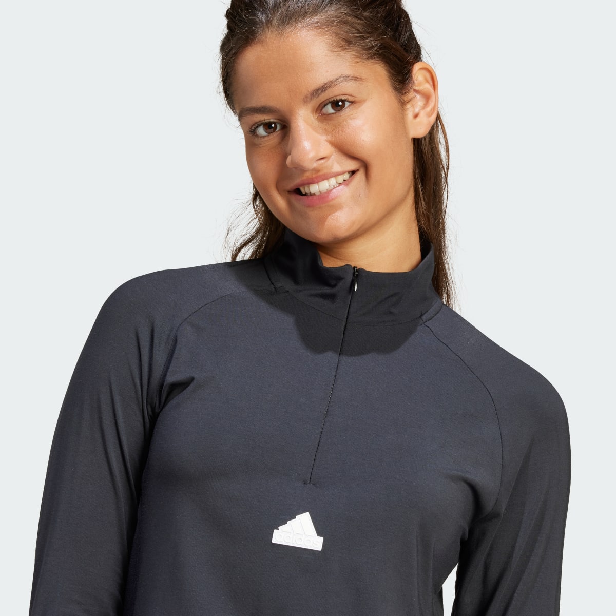 Adidas City Escape Quarter-Zip Long Sleeve Tee. 6