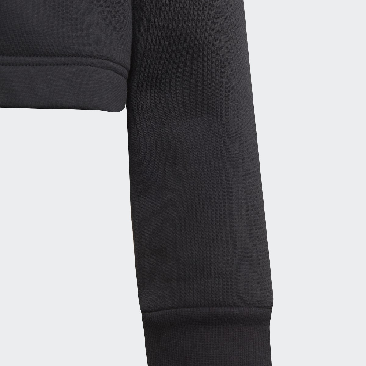 Adidas Winter Glam Fleece Loose Crop Hoodie. 4