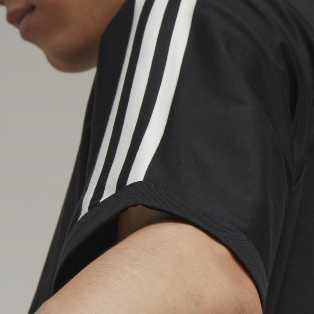 Adidas T-shirt à manches courtes en molleton Y-3 3-Stripes. 8