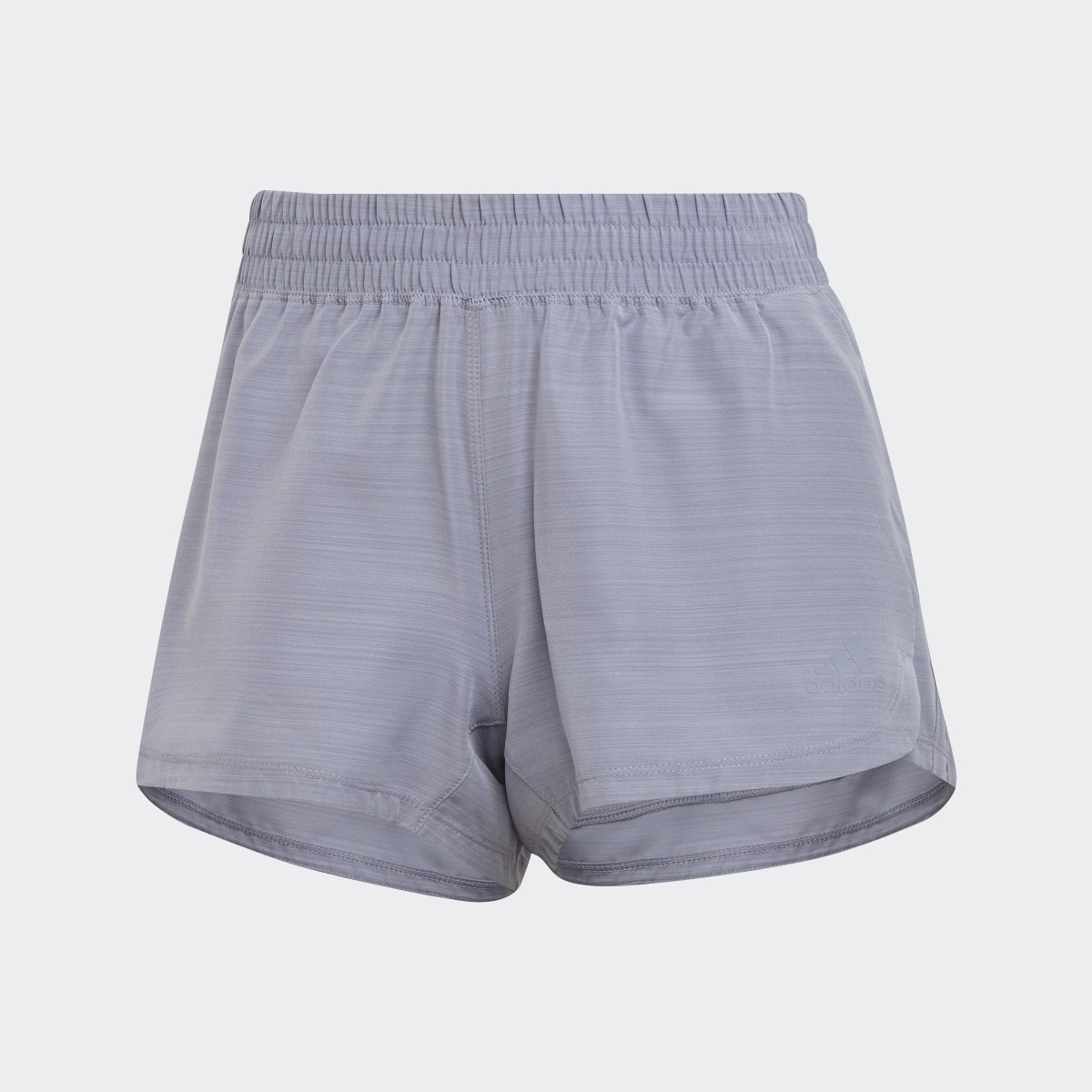 Adidas Pacer 3-Stripes Woven Heather Shorts. 4