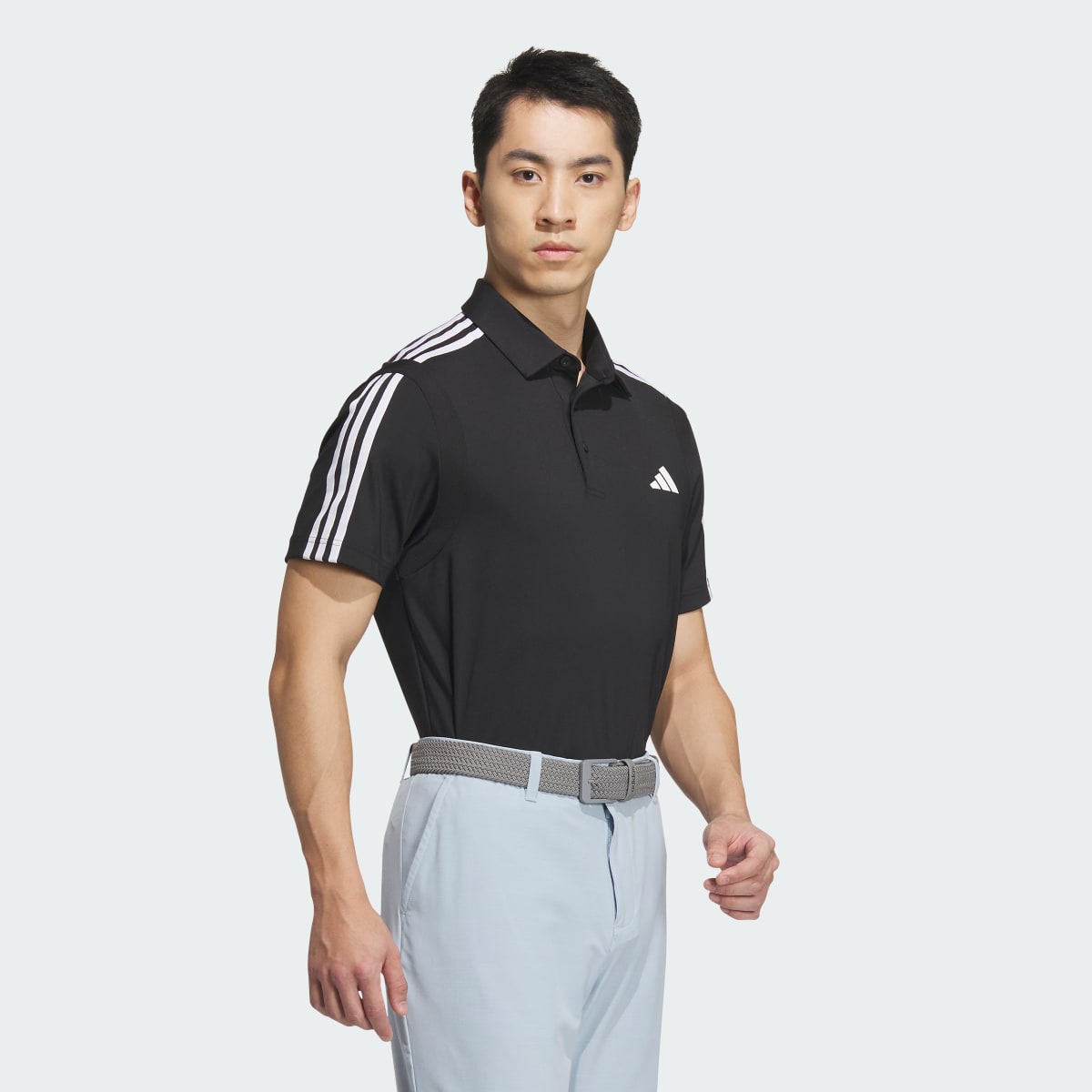 Adidas HEAT.RDY 3-Stripe Short Sleeve Polo Shirt. 4