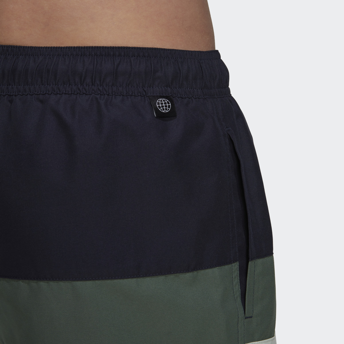 Adidas Short-Length Colorblock Swim Shorts. 6