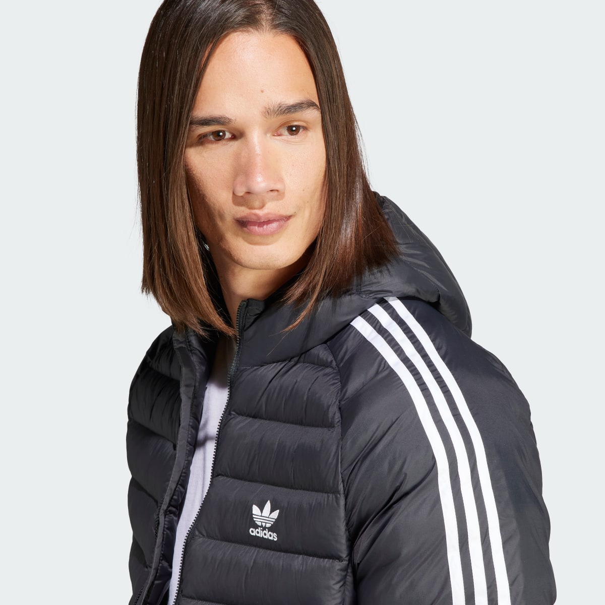 Adidas Padded Hooded Puffer Jacke. 6