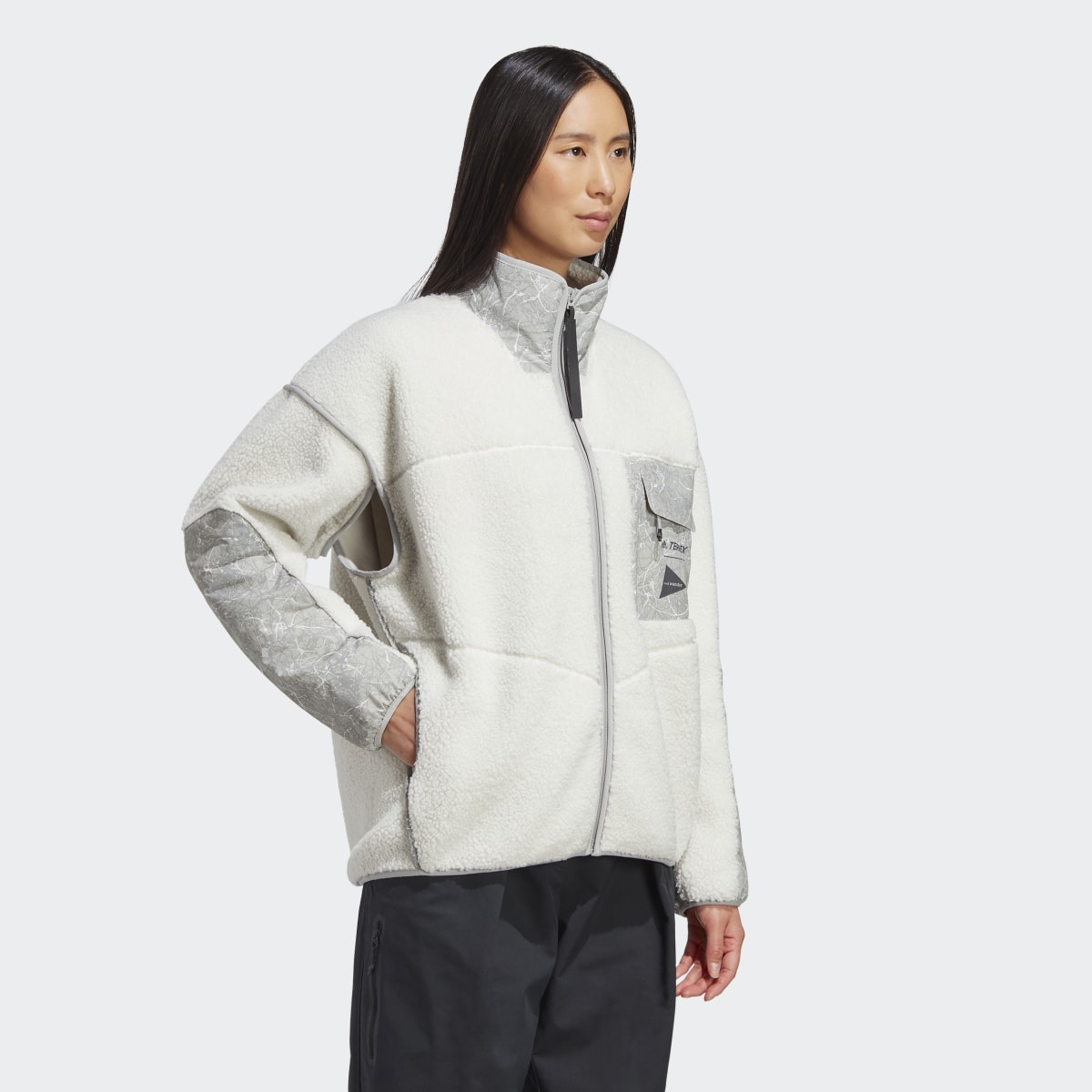 Adidas Terrex x and wander Fleece Jacket. 5