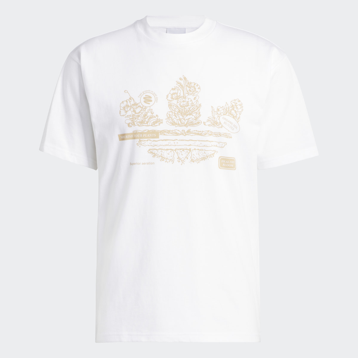 Adidas Grow Stacked Trefoil Tee. 5