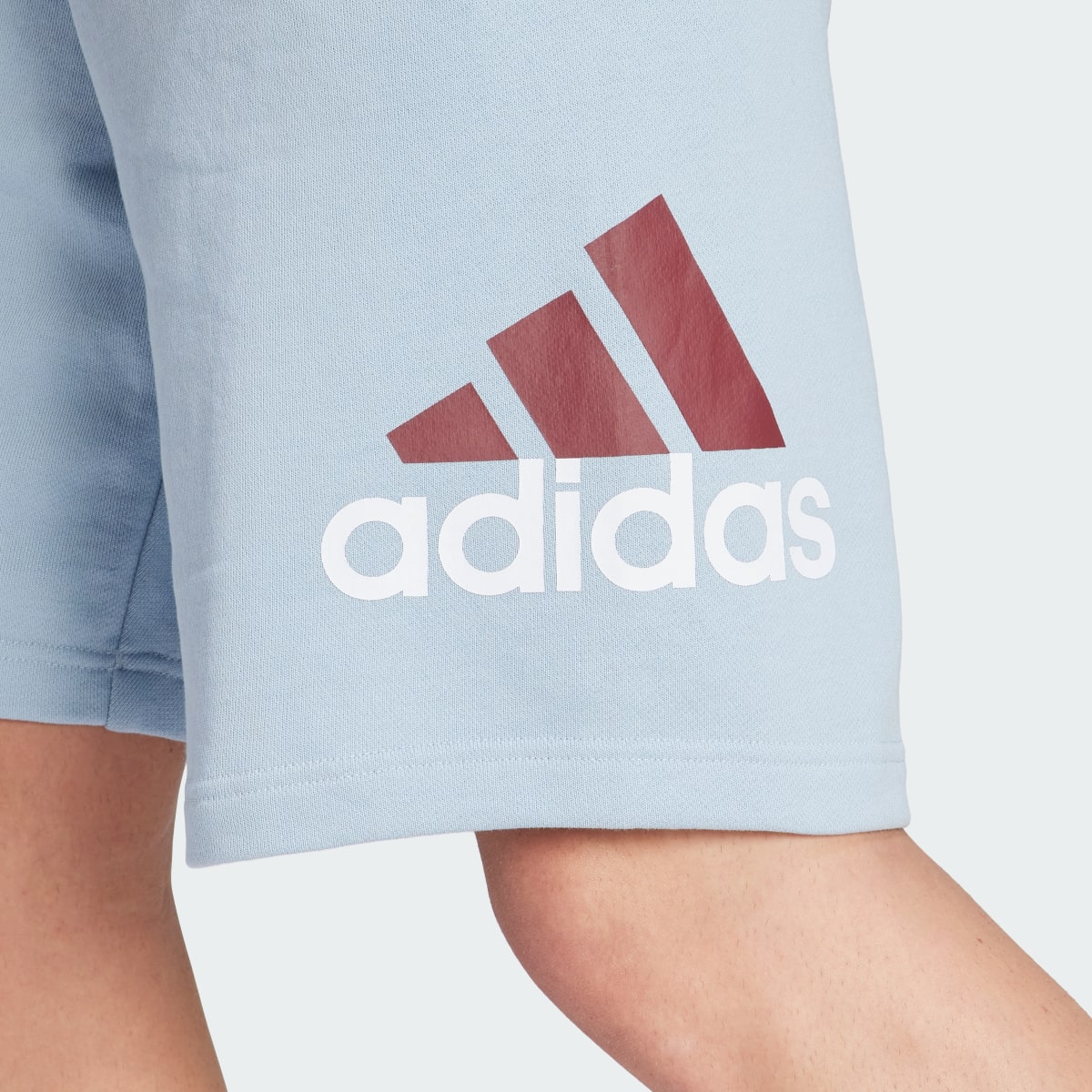 Adidas Essentials Big Logo French Terry Shorts. 5