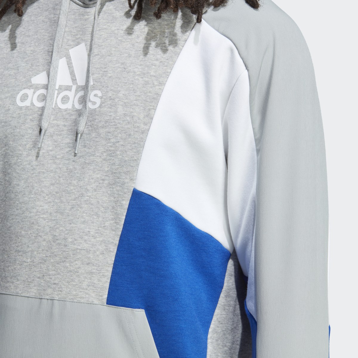 Adidas Felpa con cappuccio Essentials Colorblock. 7