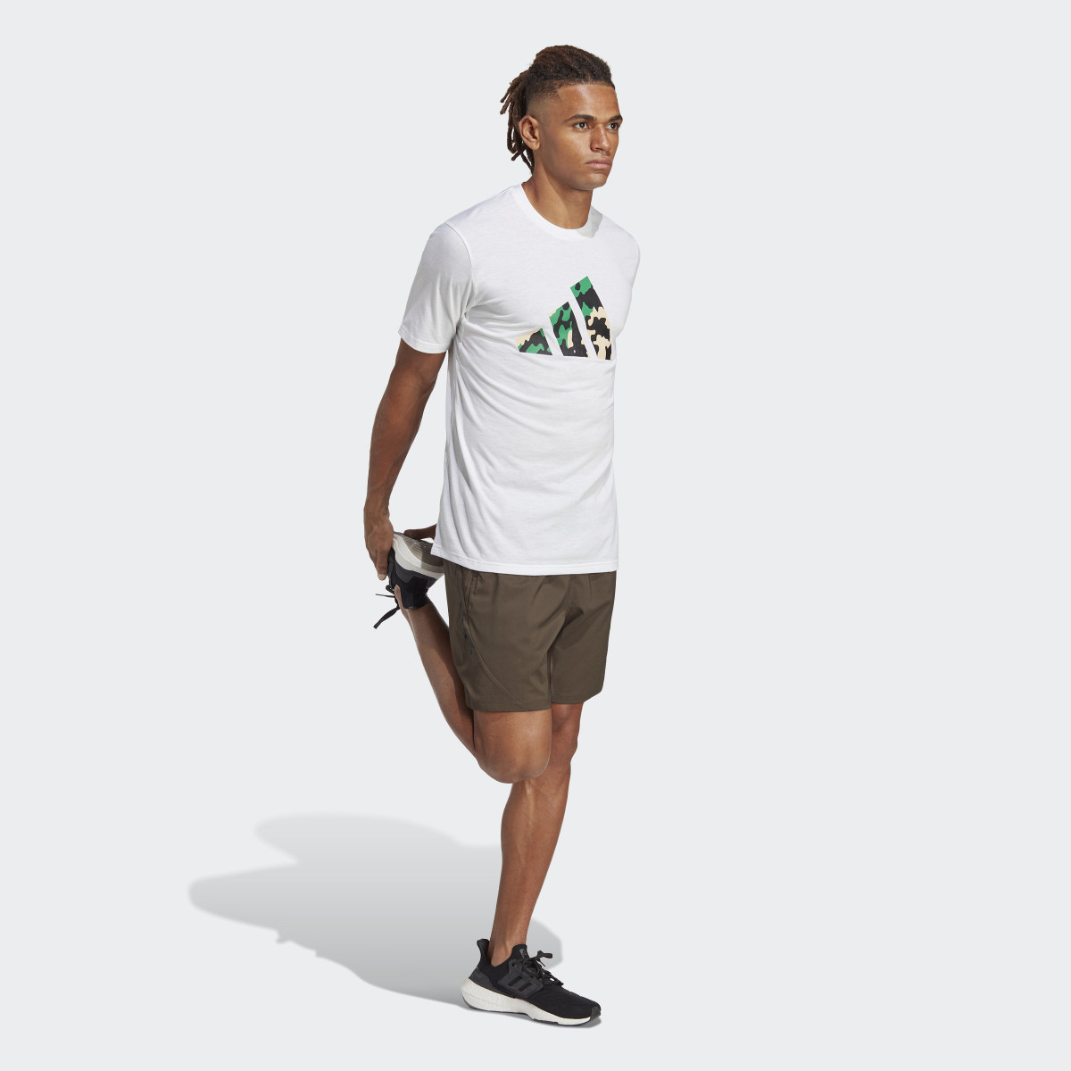 Adidas Train Essentials Seasonal Logo Training Tee. 4