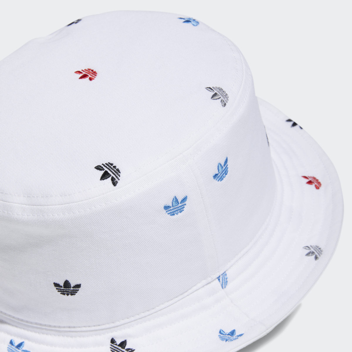 Adidas Allover Print Trefoil Bucket Hat. 7