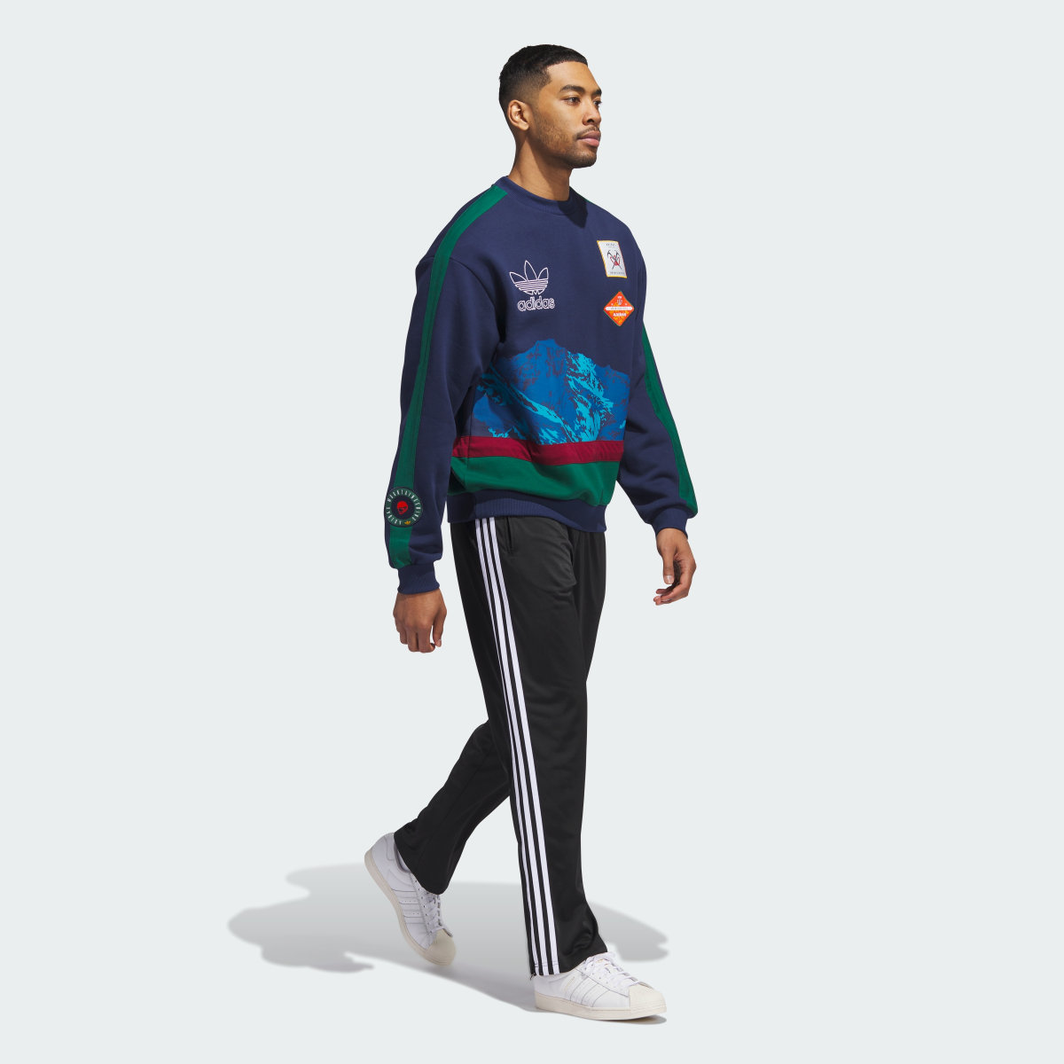 Adidas art cheap crew sweatshirt