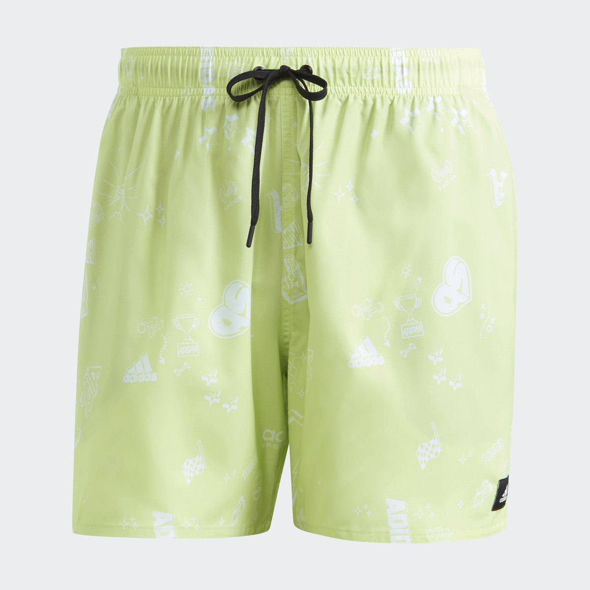 Adidas Brand Love CLX Short-Length Swim Shorts. 4