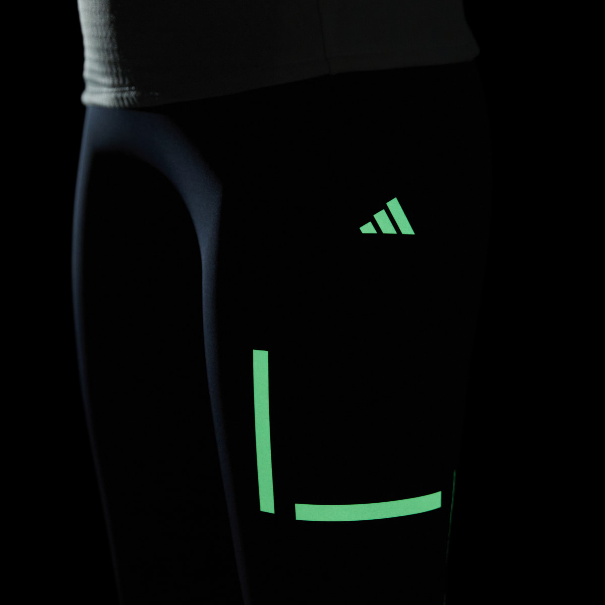 Adidas Fast Impact Reflect At Night X-City Full-Length Running Leggings. 12