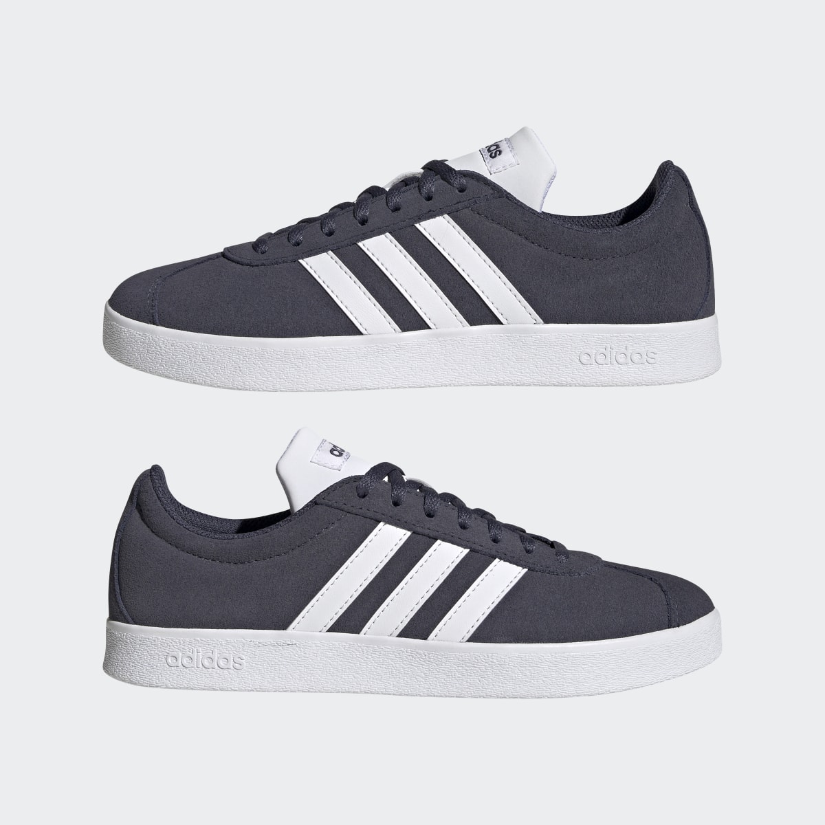 Adidas VL Court 2.0 Suede Shoes. 8